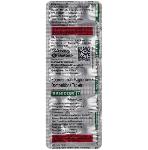 ranidom o tablet 10's